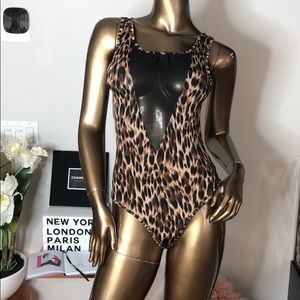 Leopard body suit